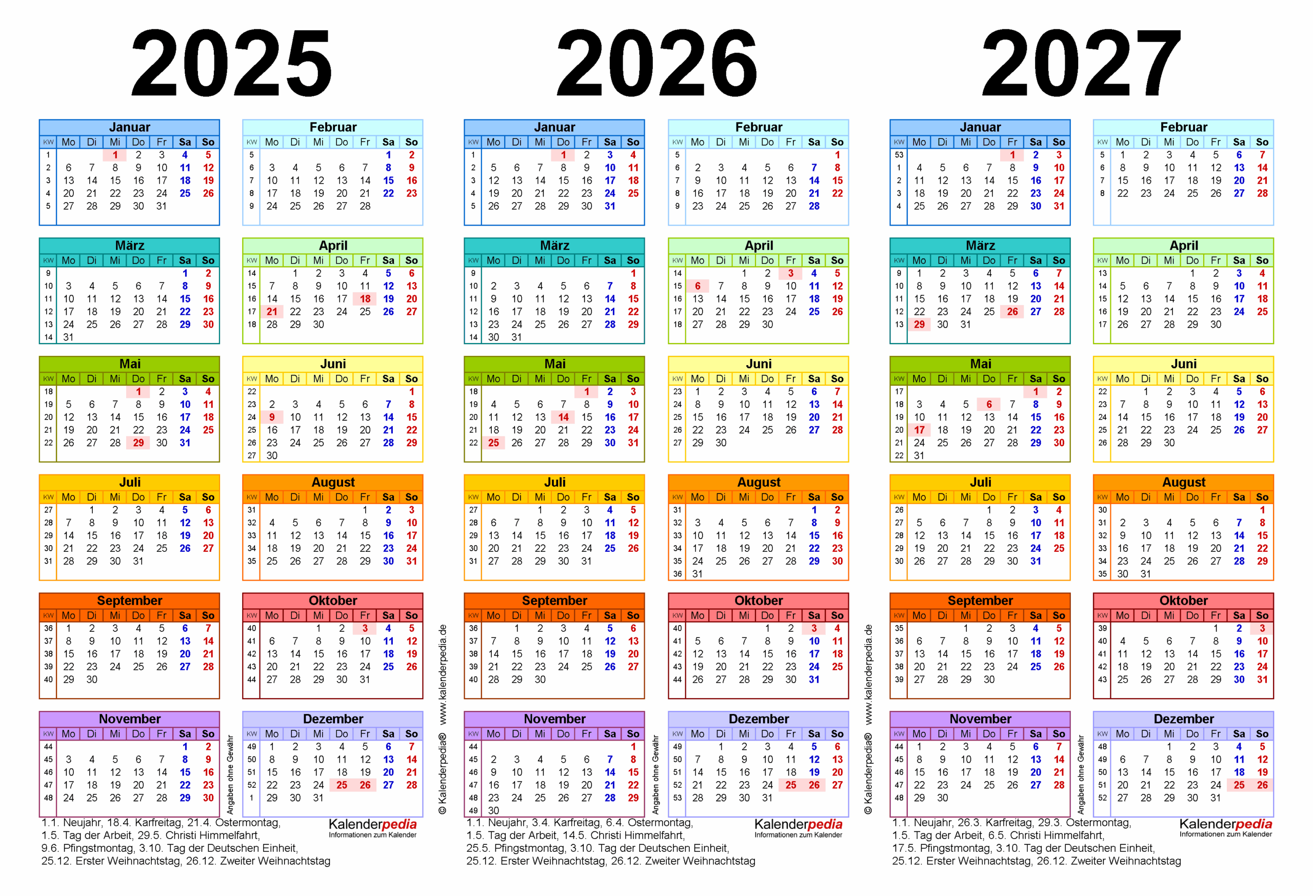 Kalender Zum Ausdrucken Planen Und Organisieren F r 2025 Und 2026 