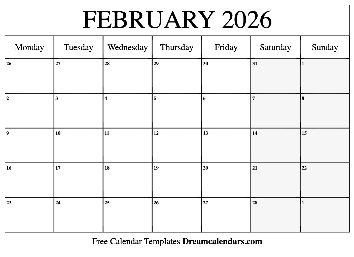 Navigating February 2026 A Guide To Printable Calendars Calendario 