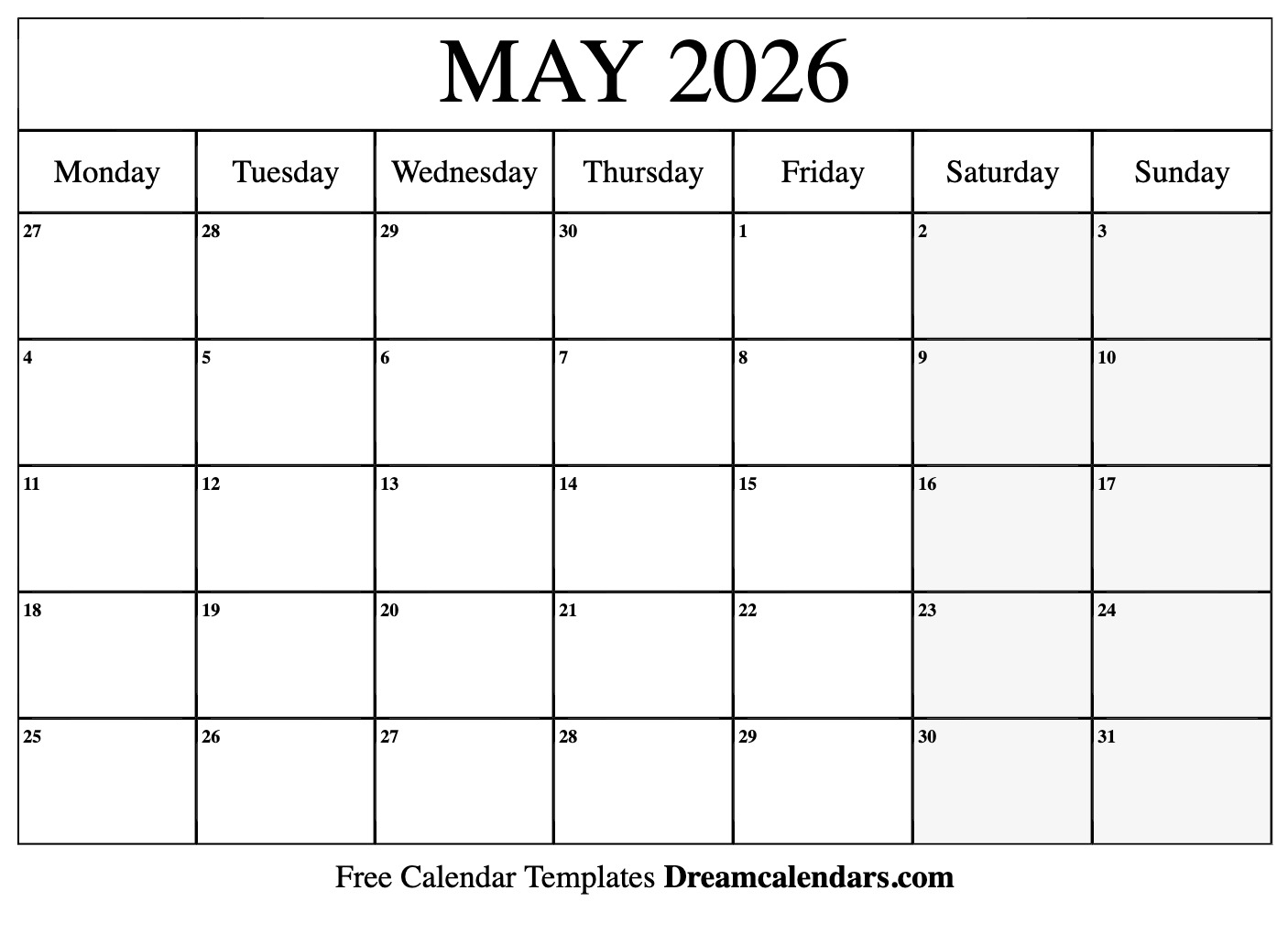 Navigating The Month May 2026 And Its Observances Calendar Bulan 10 2026