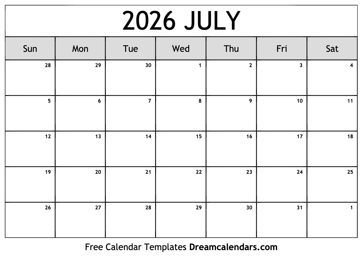 Planning For The Future A Comprehensive Guide To Free Printable July 