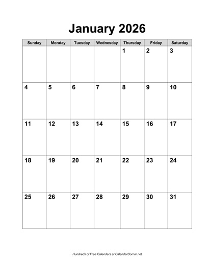 Your Guide To Printable 2026 Monthly Calendars Organization And Style 